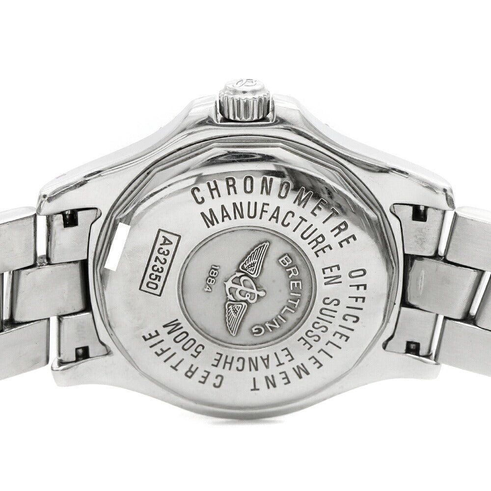 内部点検済 BREITLING ブライトリング エアロマリン コルト GMT A32350 デイト 500ｍ防水 黒 ブラック SS ステンレス メンズ 自動巻き【6ヶ月保証】【腕時計】【中古】