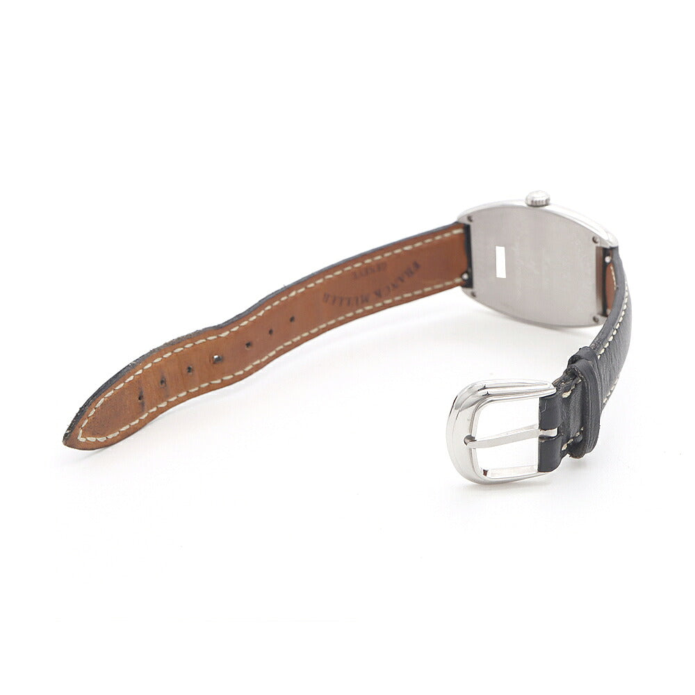 内部点検済 FRANCK MULLER フランクミュラー カサブランカ 7500S6 黒 ブラック SS ステンレス 純正ベルト 純正尾錠 メンズ レディース ボーイズ 手巻き【6ヶ月保証】【中古】【腕時計】