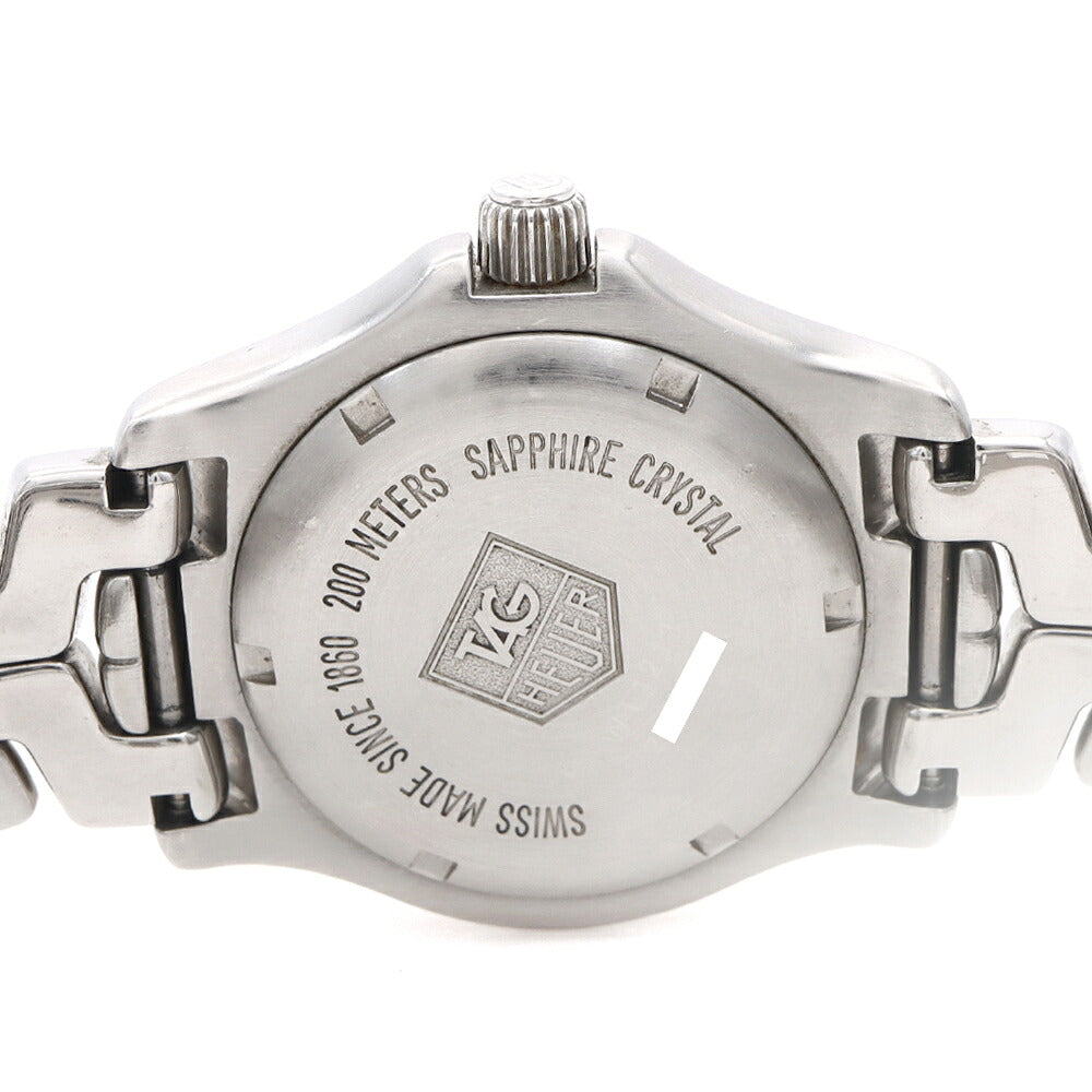 電池交換済 TAG Heuer タグホイヤー リンク プロフェッショナル WT1213 デイト 200m防水 青 ブルー SS ステンレス メンズ ボーイズ クォーツ【6ヶ月保証】【腕時計】【中古】