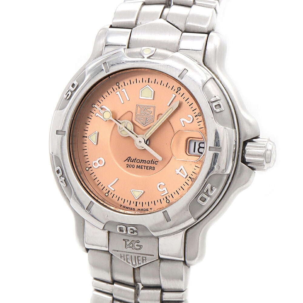 TAG Heuer タグホイヤー 6000シリーズ WH2315-2 200m防水 デイト ピンク SS ステンレス レディース 自動巻き【6ヶ月保証】【腕時計】【中古】