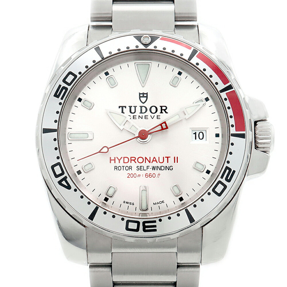 TUDOR チュードル チューダー ハイドロノートII 20060 デイト 200ｍ防水 シルバー SS ステンレス メンズ 自動巻き ハイドロノート2【6ヶ月保証】【腕時計】【中古】