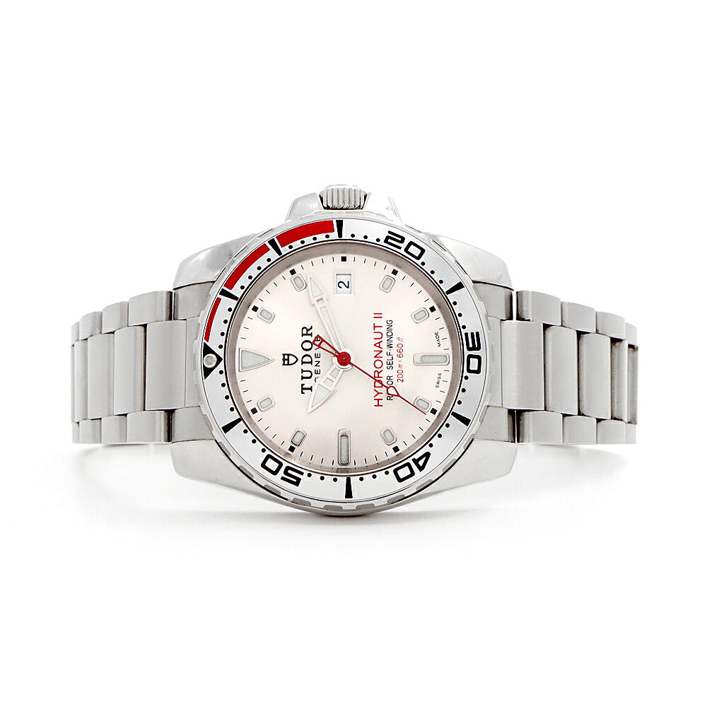 TUDOR チュードル チューダー ハイドロノートII 20060 デイト 200ｍ防水 シルバー SS ステンレス メンズ 自動巻き ハイドロノート2【6ヶ月保証】【腕時計】【中古】
