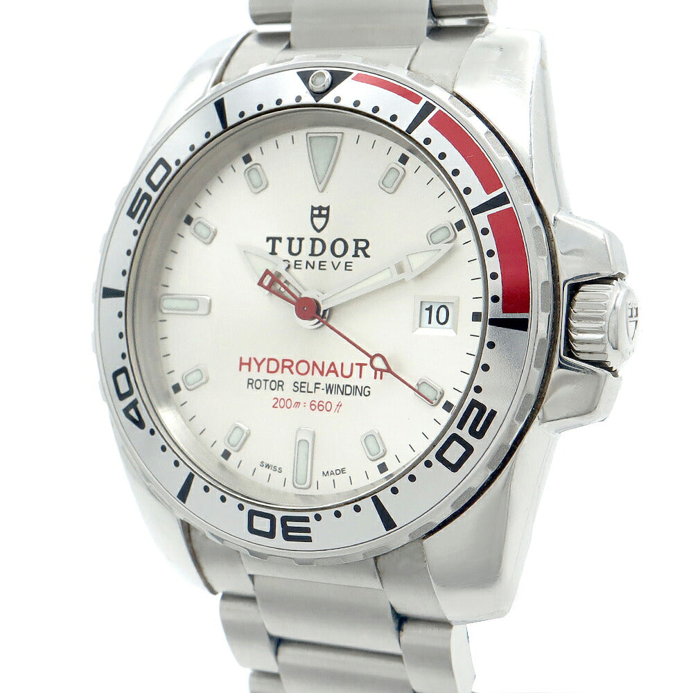 TUDOR チュードル チューダー ハイドロノートII 20060 デイト 200ｍ防水 シルバー SS ステンレス メンズ 自動巻き ハイドロノート2【6ヶ月保証】【腕時計】【中古】