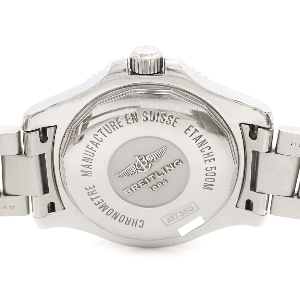 BREITLING ブライトリング スーパーオーシャンII 42 A17365 500m防水 デイト 白 ホワイト SS ステンレス メンズ 自動巻き【6ヶ月保証】【腕時計】【中古】