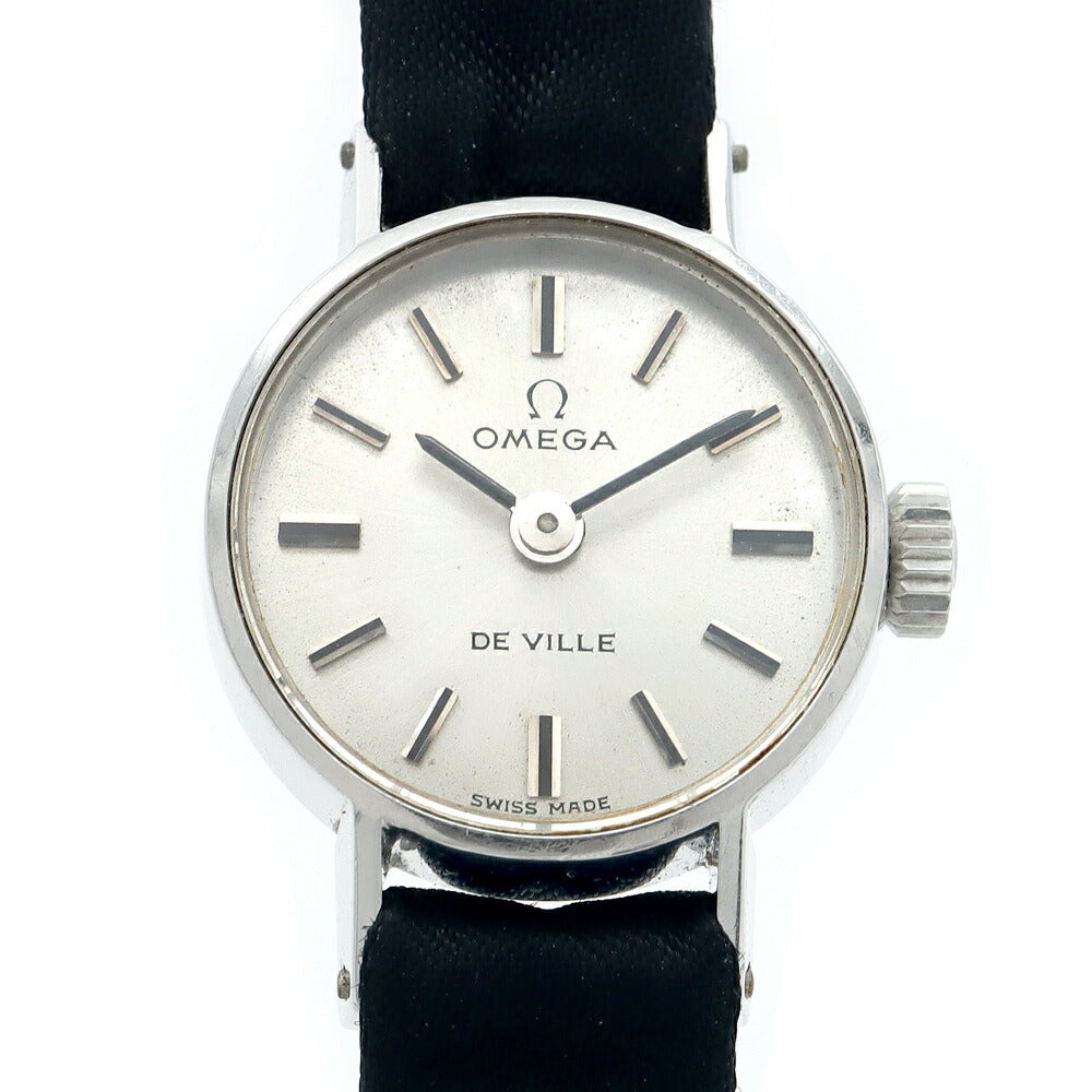 OMEGA オメガ デビル DeVille 511.0388 Cal.485 17石 シルバー SS ステンレス レディース 手巻き アンティーク ヴィンテージ デヴィル【腕時計】【中古】