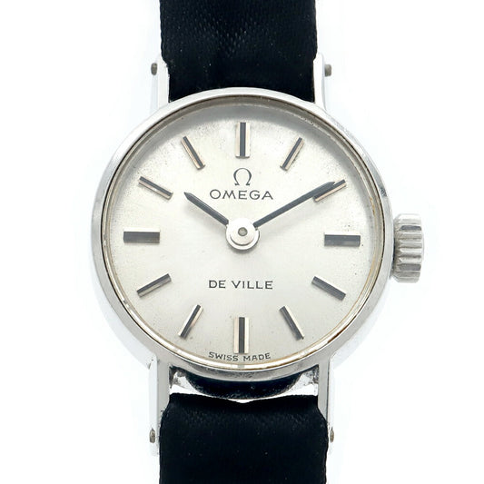 OMEGA オメガ デビル DeVille 511.0388 Cal.485 17石 シルバー SS ステンレス レディース 手巻き アンティーク ヴィンテージ デヴィル【腕時計】【中古】