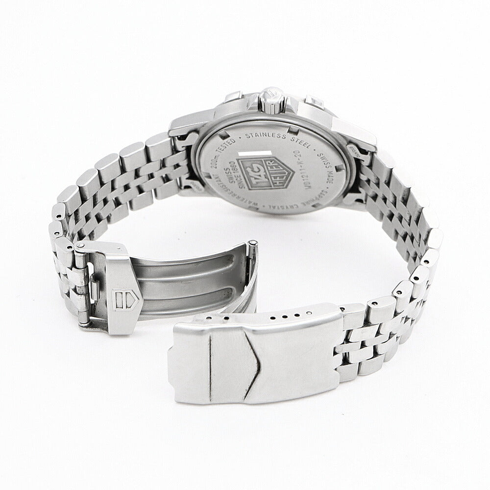 電池交換済 TAG Heuer タグホイヤー プロフェッショナル 1500シリーズ WD1211-K-20 デイト 200m防水 グレー SS ステンレス メンズ クォーツ【6ヶ月保証】【腕時計】【中古】