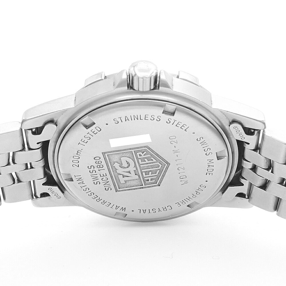 電池交換済 TAG Heuer タグホイヤー プロフェッショナル 1500シリーズ WD1211-K-20 デイト 200m防水 グレー SS ステンレス メンズ クォーツ【6ヶ月保証】【腕時計】【中古】