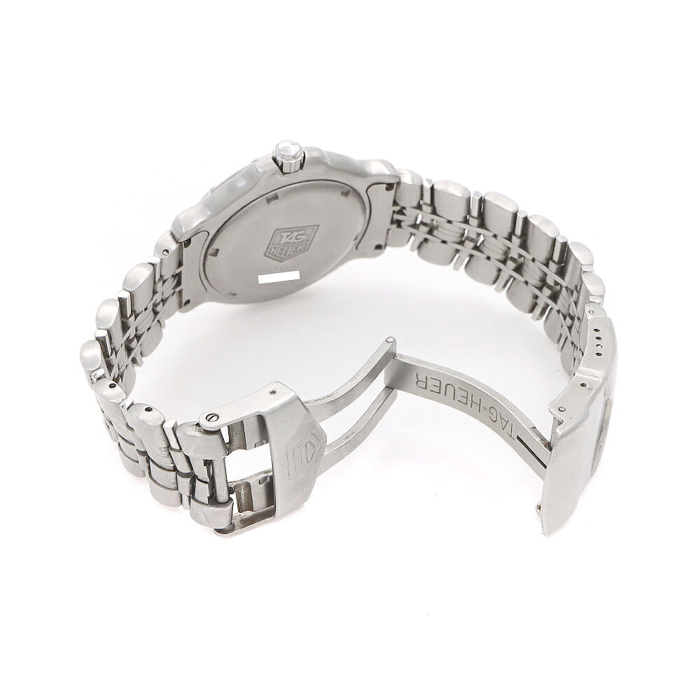 電池交換済 TAG Heuer タグホイヤー プロフェッショナル 6000シリーズ WH1111-K1 デイト 200m防水 白 ホワイト SS ステンレス メンズ クォーツ【6ヶ月保証】【腕時計】【中古】