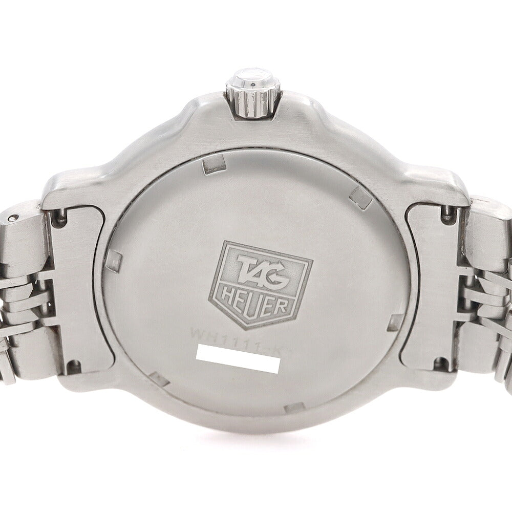 電池交換済 TAG Heuer タグホイヤー プロフェッショナル 6000シリーズ WH1111-K1 デイト 200m防水 白 ホワイト SS ステンレス メンズ クォーツ【6ヶ月保証】【腕時計】【中古】