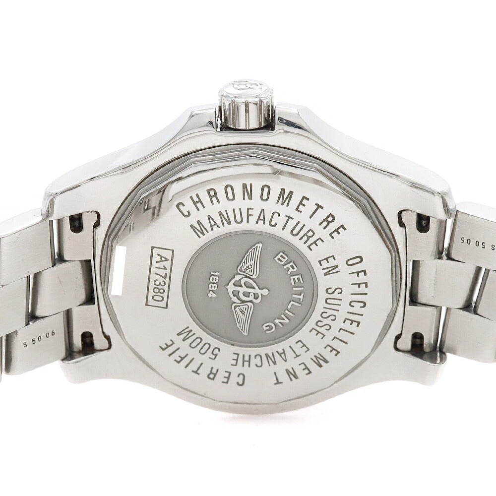 BREITLING ブライトリング コルト エアロマリン A17380 デイト 500ｍ防水 黒 ブラック SS ステンレス メンズ 自動巻き【6ヶ月保証】【腕時計】【中古】