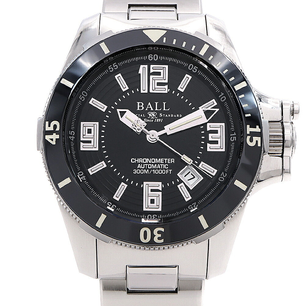 BALL ボール ウォッチ エンジニア ハイドロカーボン セラミック XV DM2136A DM2136A-SCJ-BK デイト 300m防水 黒 ブラック SS ステンレス メンズ 自動巻き【6ヶ月保証】【腕時計】【中古】