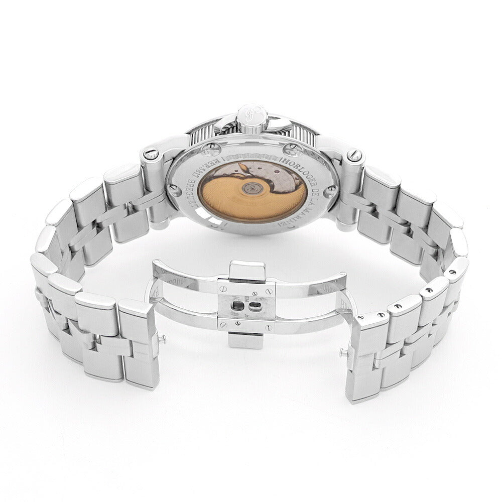 Breguet ブレゲ マリーンII ラージデイト 5817ST 5817ST/12/SV0 裏スケ シルバー ギョーシェ SS ステンレス メンズ 自動巻き【6ヶ月保証】【腕時計】【中古】