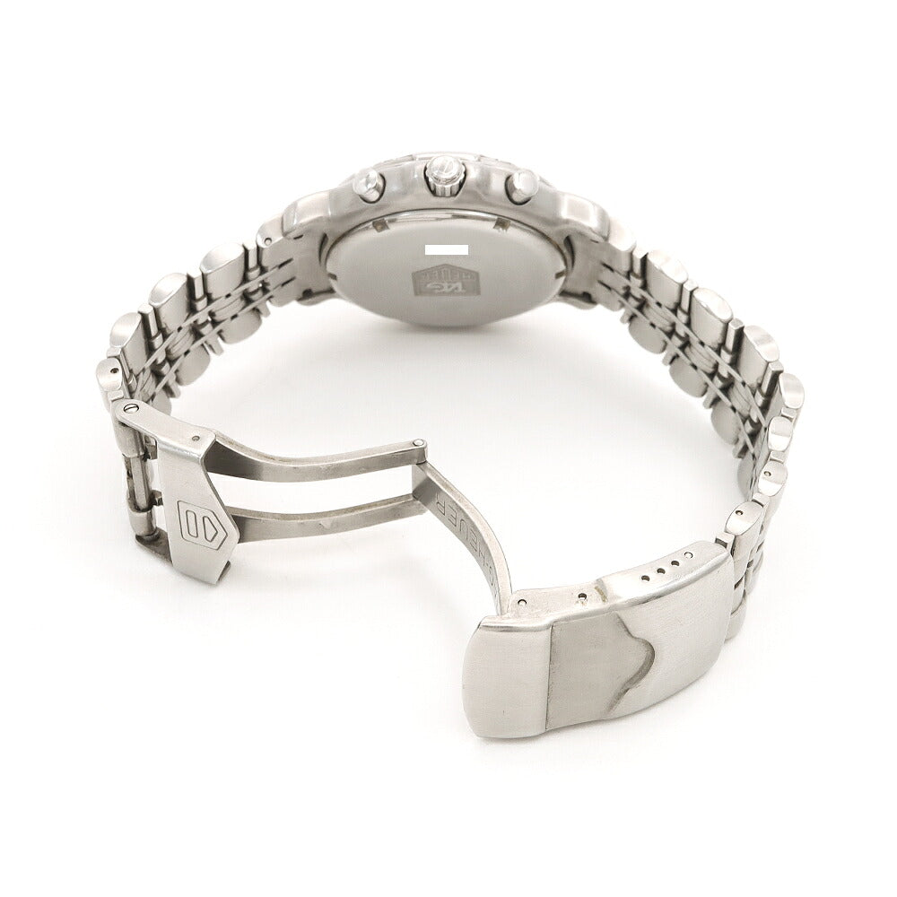 電池交換済 TAG Heuer タグホイヤー 6000シリーズ クロノグラフ CH1111 BA0675 デイト 200m防水 ブルー SS ステンレス メンズ クォーツ【6ヶ月保証】【腕時計】【中古】