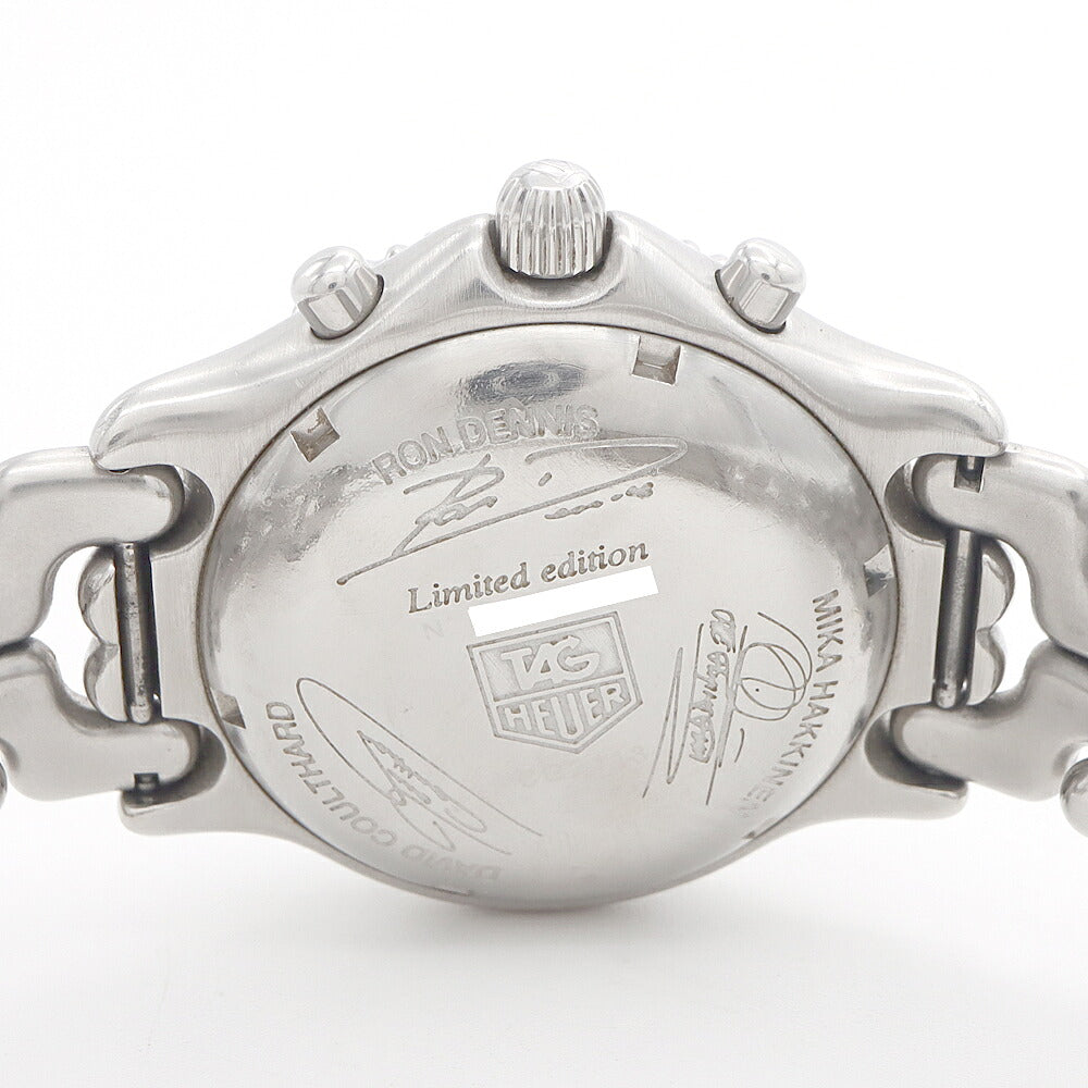 TAG Heuer タグホイヤー S/el セル マクラーレン メルセデス 1500本限定 クロノグラフ CG2113 デイト 200m防水 シルバー SS ステンレス メンズ 自動巻き【6ヶ月保証】【腕時計】【中古】