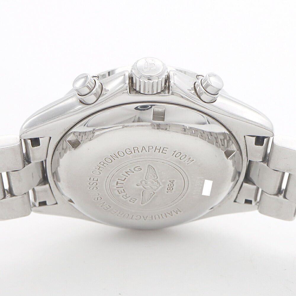 BREITLING ブライトリング コルト クロノグラフ A13035.1 デイト 100m防水 スモールセコンド 青 ブルー SS ステンレス メンズ 自動巻き【6ヶ月保証】【腕時計】【中古】