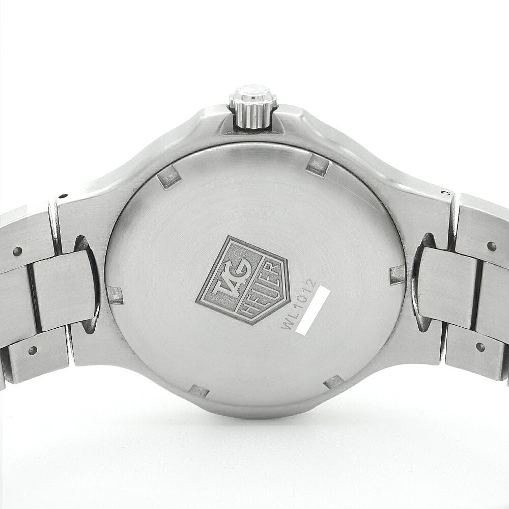 電池交換済 TAG Heuer タグホイヤー キリウム プロフェッショナル WL1012 デイト 200m防水 黒 ブラック SS ステンレス メンズ クォーツ【6ヶ月保証】【腕時計】【中古】