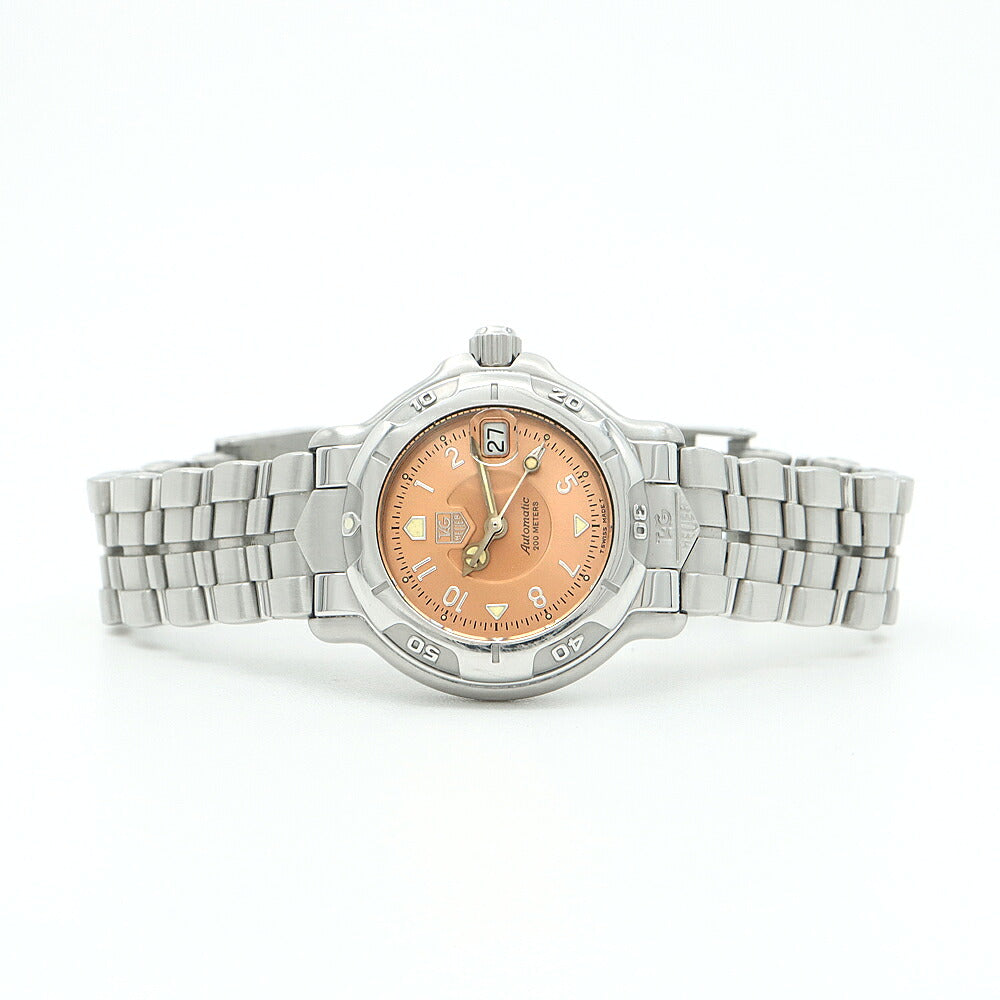 TAG Heuer タグホイヤー 6000シリーズ WH2315-2 200m防水 デイト ピンク SS ステンレス レディース 自動巻き【6ヶ月保証】【腕時計】【中古】