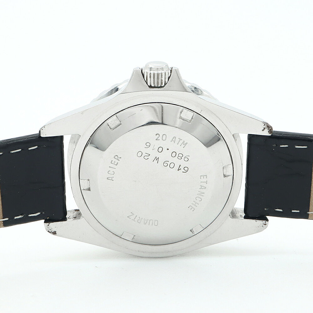 電池交換済 TAG Heuer タグホイヤー プロフェッショナル 1000シリーズ 980.016 デイト 200m防水 オレンジ SS ステンレス 純正尾錠 メンズ レディース ボーイズ クォーツ【6ヶ月保証】【腕時計】【中古】