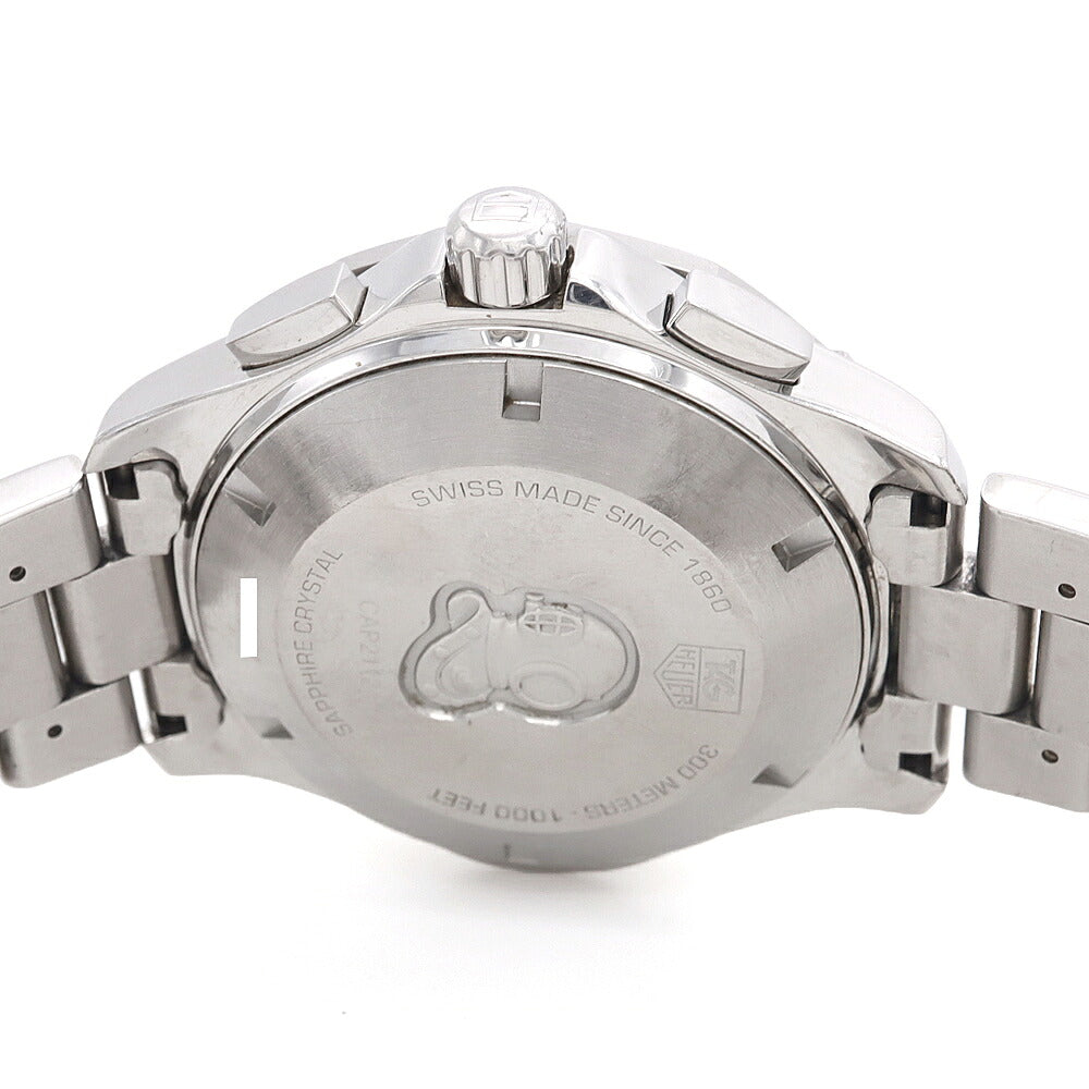 TAG Heuer タグホイヤー アクアレーサー キャリバー16 クロノグラフ CAP2112 BA0833 デイト 300m防水 青 ブルー SS ステンレス メンズ 自動巻き【6ヶ月保証】【腕時計】【中古】