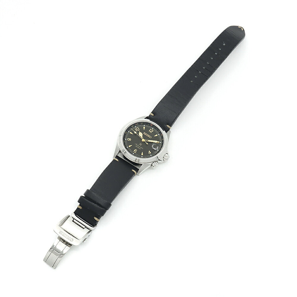 SEIKO セイコー プロスペックス アルピニスト 6R35-00E0 デイト 200m防水 緑 グリーン SS ステンレス メンズ 自動巻き【6ヶ月保証】【腕時計】【中古】