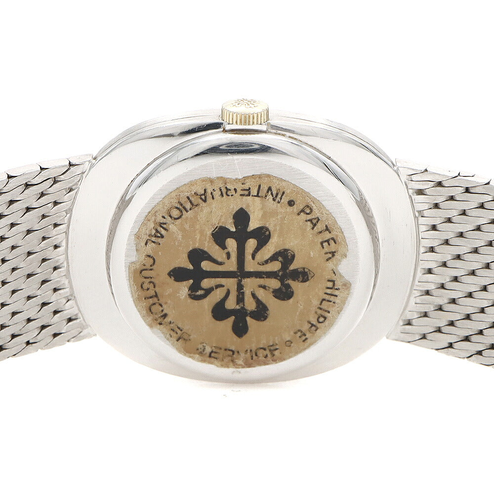 PATEK PHILIPPE パテック フィリップ ゴールデン エリプス 3748/1 紺 ネイビー シグマダイヤル K18WG ホワイトゴールド メンズ レディース 手巻き 【6ヶ月保証】【腕時計】【中古】