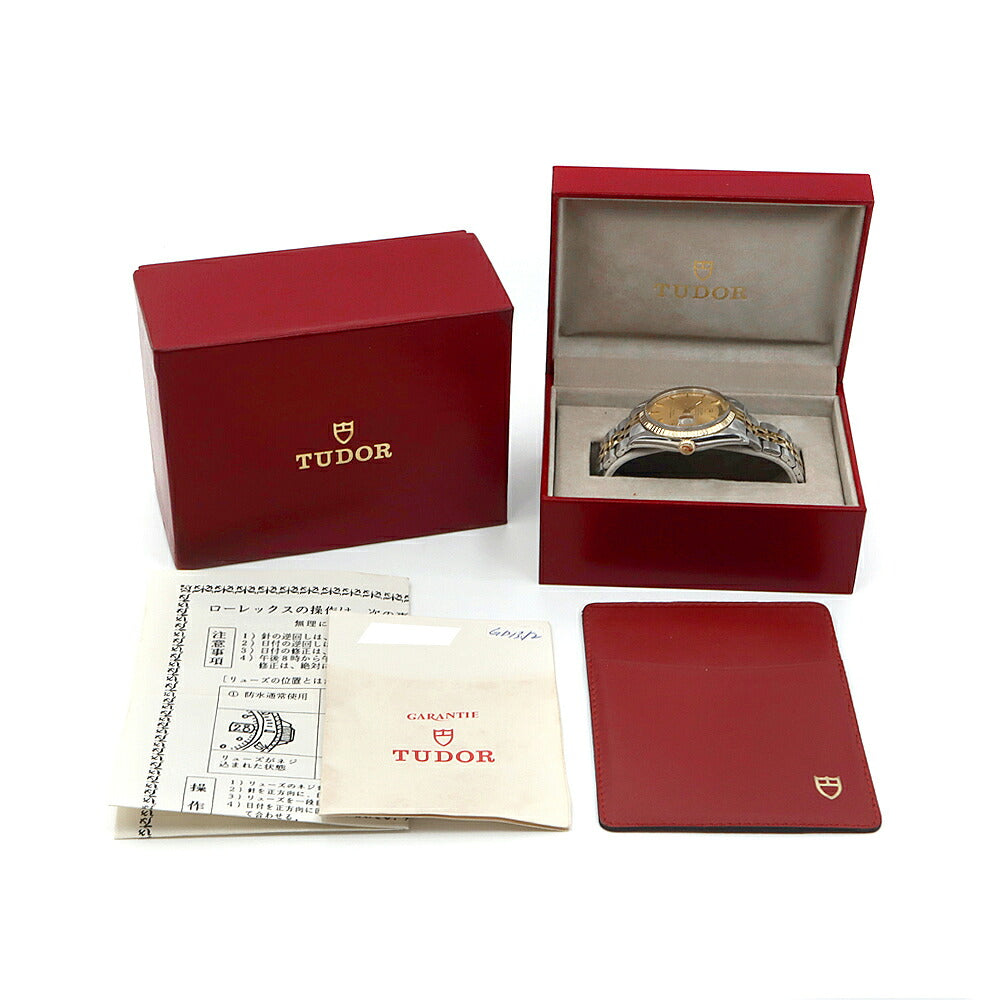 TUDOR チュードル チューダー オイスタープリンス デイトデイ 94613 デイデイト シャンパン SS ステンレス YG イエローゴールド コンビ メンズ 自動巻き【6ヶ月保証】【腕時計】【中古】