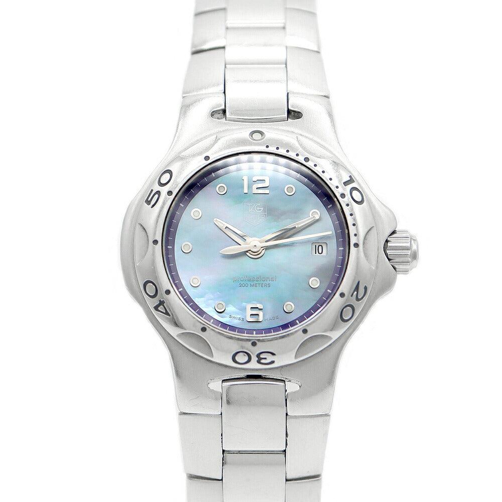 Battery replaced TAG Heuer Kirium WL131H 200m Water Resistant Date Blue Blue Shell SS Stainless Steel Ladies Quartz [6 Month Warranty] [Watch] [Used]