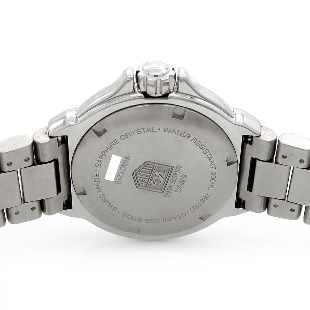 電池交換済 TAG Heuer タグホイヤー フォーミュラ1 ダイヤベゼル WAC1219 ダイヤモンド デイト 200m防水 紫 パープル SS ステンレス レディース クォーツ フォーミュラー1【6ヶ月保証】【腕時計】【中古】