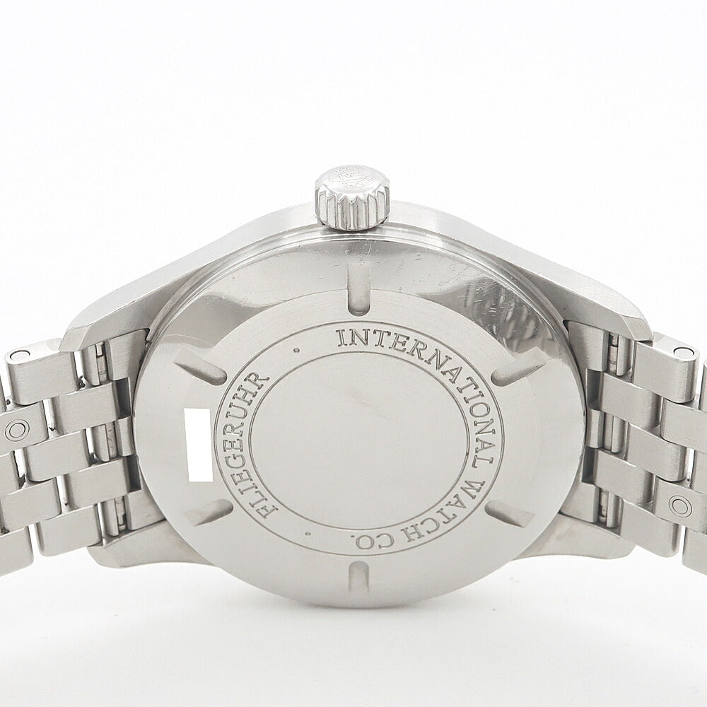 IWC インターナショナルウォッチカンパニー パイロットウォッチ スピットファイア マークXVI IW325505 デイト 60m防水 シルバー SS ステンレス メンズ 自動巻き【6ヶ月保証】【腕時計】【中古】