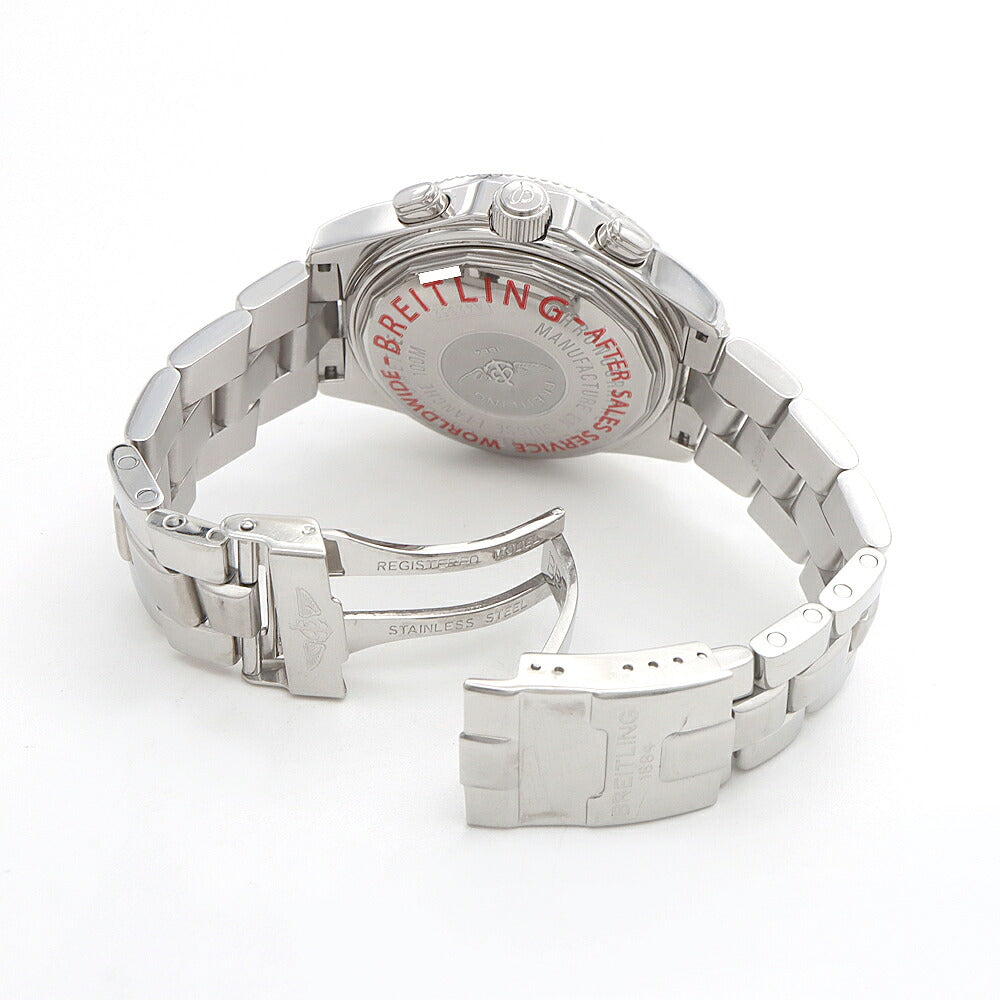 BREITLING ブライトリング B-2 プロフェッショナル クロノグラフ A42362 100m防水 デイト スモールセコンド 黒 ブラック SS ステンレス メンズ 自動巻き【6ヶ月保証】【腕時計】【中古】