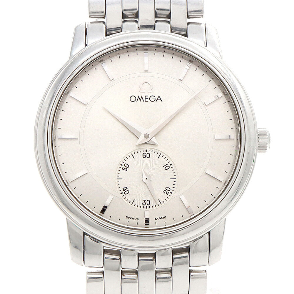 OMEGA オメガ DeVille デビル プレステージ 4520.31 スモールセコンド シルバー SS ステンレス メンズ 手巻き デヴィル【6ヶ月保証】【腕時計】【中古】