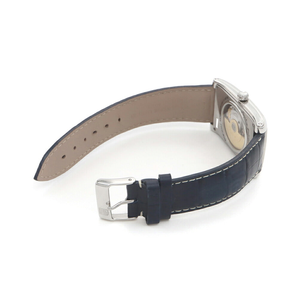 FREDERIQUE CONSTANT フレデリックコンスタント カレ ハートビート FC-303/310/315X4C4/5/6 デイト 30m防水 裏スケ 紺 ネイビー SS ステンレス 純正ベルト 純正尾錠 メンズ 自動巻き【6ヶ月保証】【腕時計】【中古】