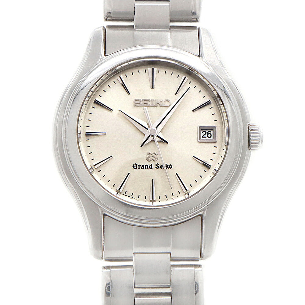 電池交換済 SEIKO セイコー GS グランドセイコー 4J52-0A10 STGF025 デイト 100m防水 シルバー SS ステンレス レディース クォーツ【6ヶ月保証】【腕時計】【中古】