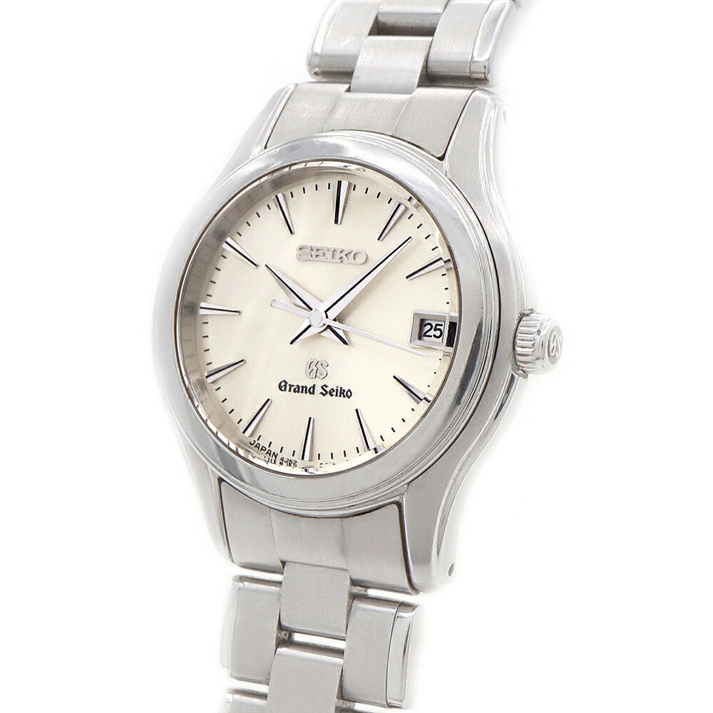 電池交換済 SEIKO セイコー GS グランドセイコー 4J52-0A10 STGF025 デイト 100m防水 シルバー SS ステンレス レディース クォーツ【6ヶ月保証】【腕時計】【中古】