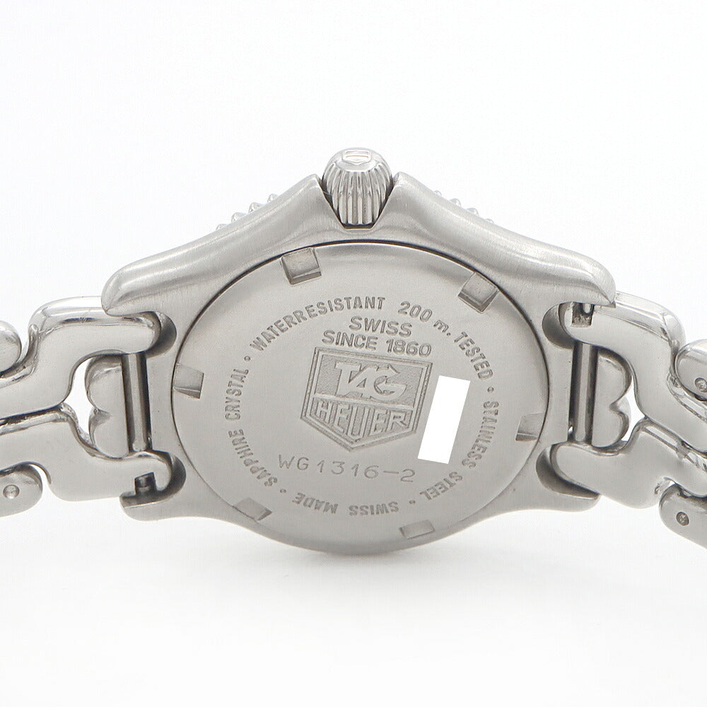 電池交換済 TAG Heuer タグホイヤー S/el セル プロフェッショナル WG1316-2 デイト 200m防水 緑 グリーン SS ステンレス レディース クォーツ【6ヶ月保証】【腕時計】【中古】