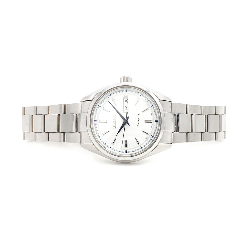 SEIKO セイコー プレザージュ 4R36-03H0 デイデイト 100m防水 裏スケ シルバー SS ステンレス メンズ 自動巻き プレサージュ【6ヶ月保証】【腕時計】【中古】