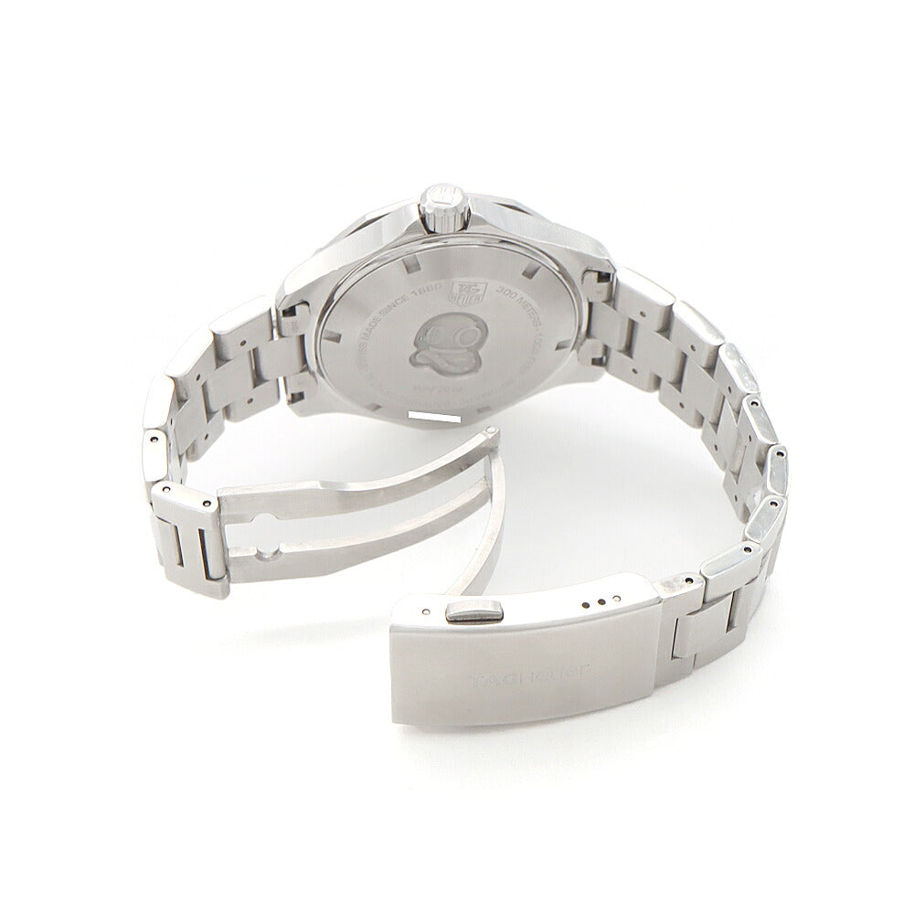 TAG Heuer タグホイヤー アクアレーサー キャリバー5 WAP2010 デイト 300m防水 黒 ブラック SS ステンレス メンズ 自動巻き【6ヶ月保証】【腕時計】【中古】