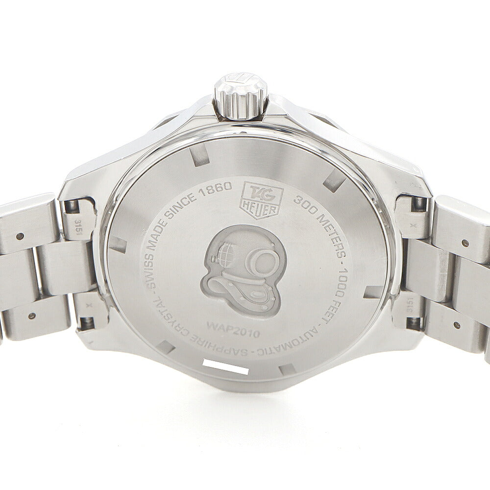 TAG Heuer タグホイヤー アクアレーサー キャリバー5 WAP2010 デイト 300m防水 黒 ブラック SS ステンレス メンズ 自動巻き【6ヶ月保証】【腕時計】【中古】