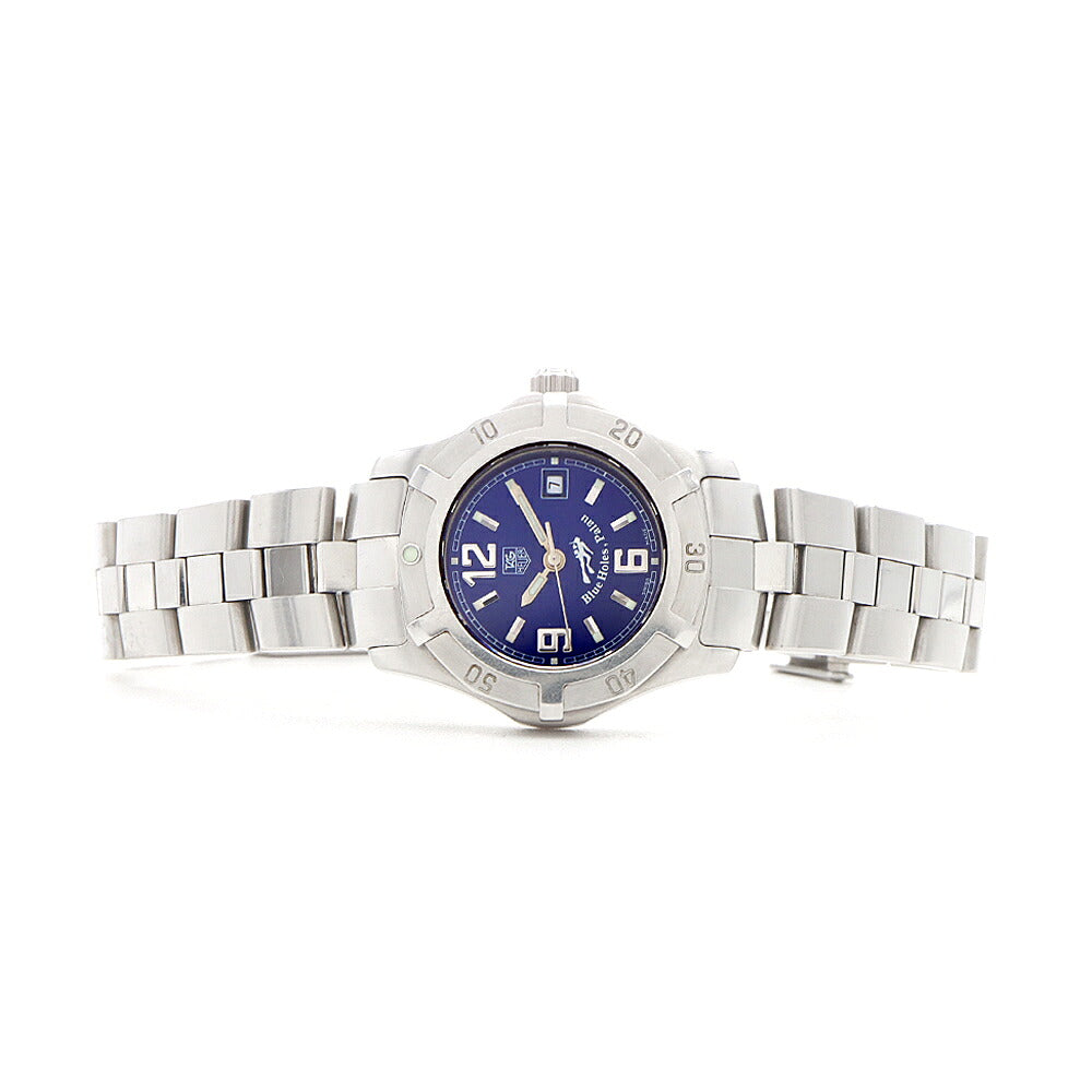 電池交換済 TAG Heuer タグホイヤー 2000 エクスクルーシブ パラオ 800本限定 WN1316 デイト 青 ブルー SS ステンレス レディース クォーツ【6ヶ月保証】【腕時計】【中古】