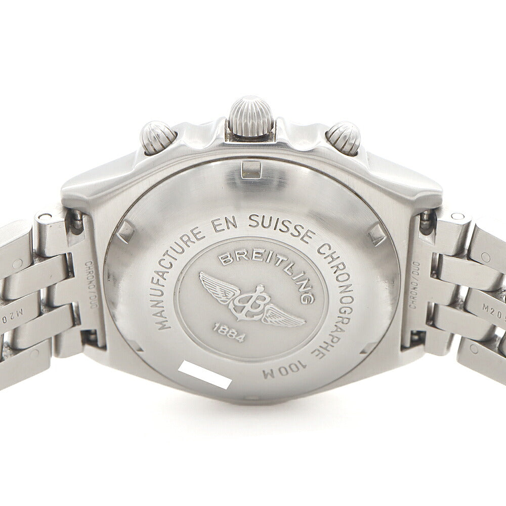 BREITLING ブライトリング クロノマット ブラックバード A13050.1 A136BLBPA クロノグラフ デイト 100m防水 黒 ブラック SS ステンレス メンズ 自動巻き【6ヶ月保証】【腕時計】【中古】