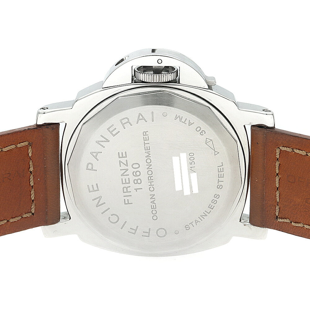 PANERAI パネライ ルミノールGMT A番 PAM00023 デイト 300m防水 黒 ブラック トリチウム SS ステンレス 純正ベルト 純正尾錠 メンズ 自動巻き【6ヶ月保証】【腕時計】【中古】