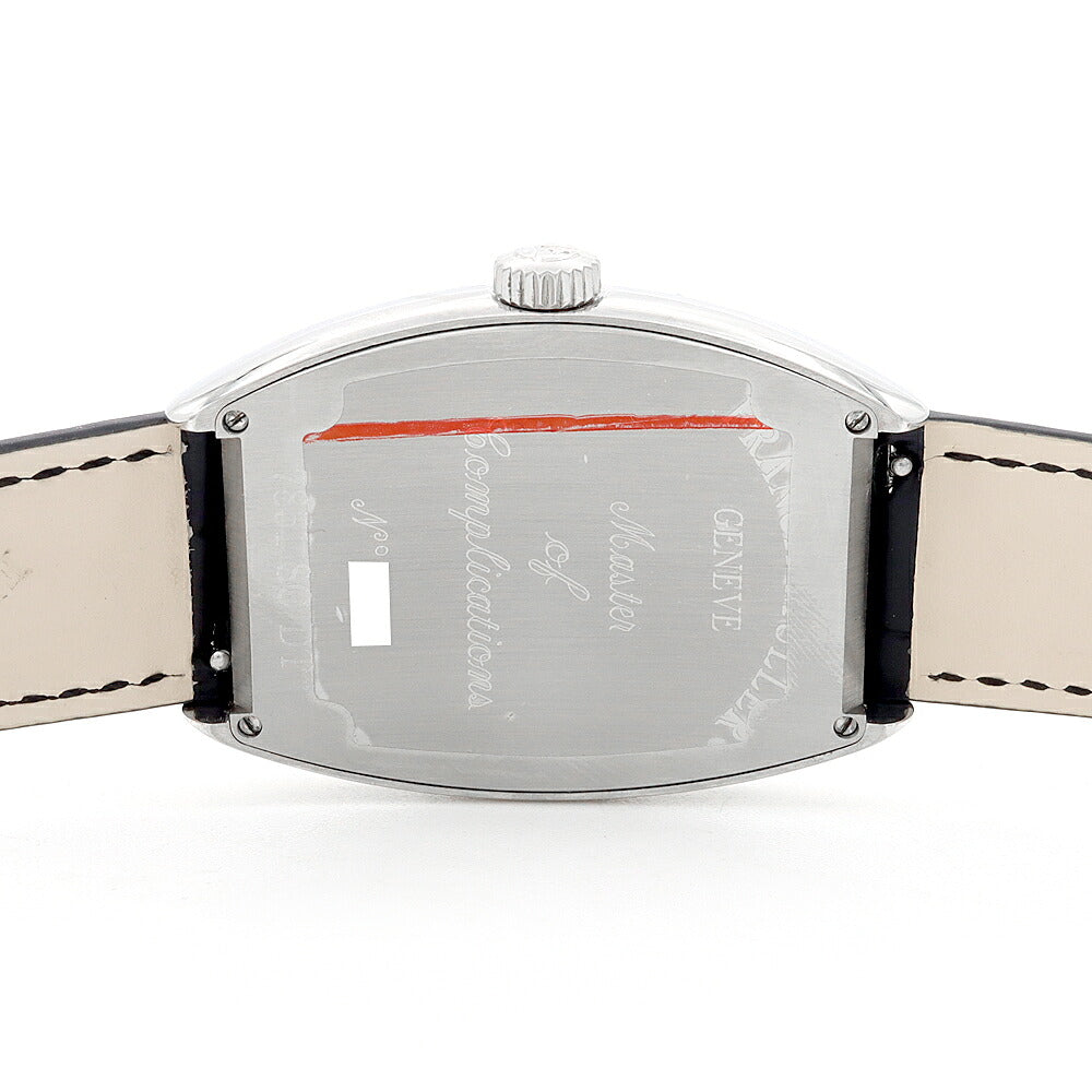 FRANCK MULLER フランクミュラー トノーカーベックス ダイヤベゼル ダイヤ文字盤 7851SCDT ダイヤモンド デイト SS ステンレス アフターダイヤ メンズ 自動巻き【6ヶ月保証】【中古】【腕時計】