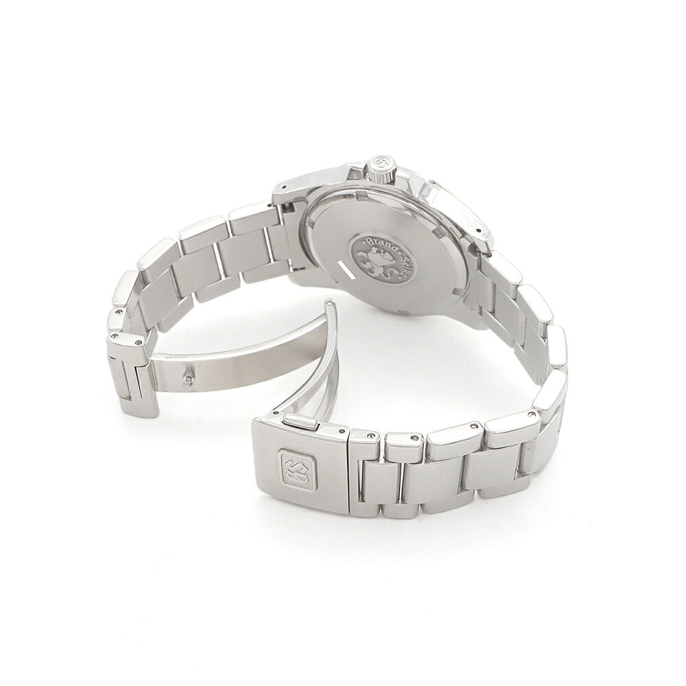 電池交換済 SEIKO セイコー GS グランドセイコー 9F62-0AA1 SBGX053 100m防水 デイト 白 ホワイト SS ステンレス メンズ クォーツ【6ヶ月保証】【腕時計】【中古】
