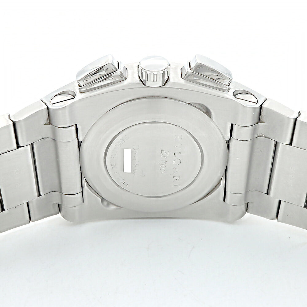BVLGARI ブルガリ エルゴン クロノグラフ EG35SCH デイト 黒 ブラック SS ステンレス メンズ レディース ボーイズ 自動巻き【6ヶ月保証】【腕時計】【中古】