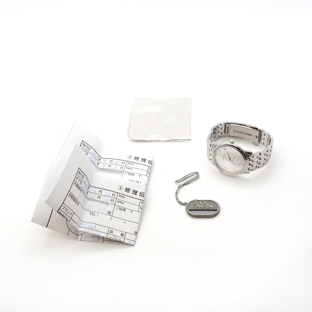 OMEGA オメガ デビル プレステージ 4520.31 スモールセコンド シルバー SS ステンレス メンズ 手巻き デヴィル【6ヶ月保証】【腕時計】【中古】