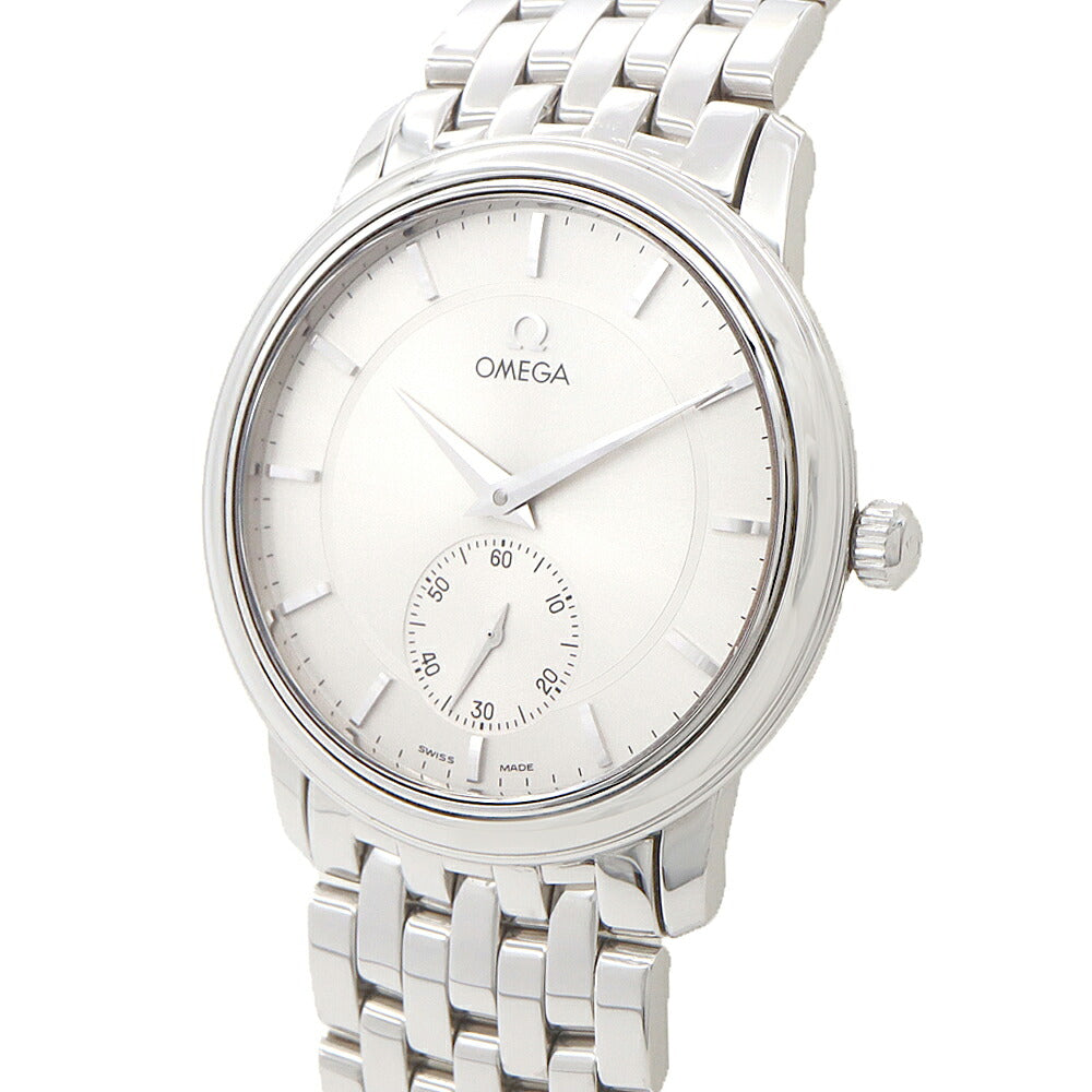 OMEGA オメガ デビル プレステージ 4520.31 スモールセコンド シルバー SS ステンレス メンズ 手巻き デヴィル【6ヶ月保証】【腕時計】【中古】