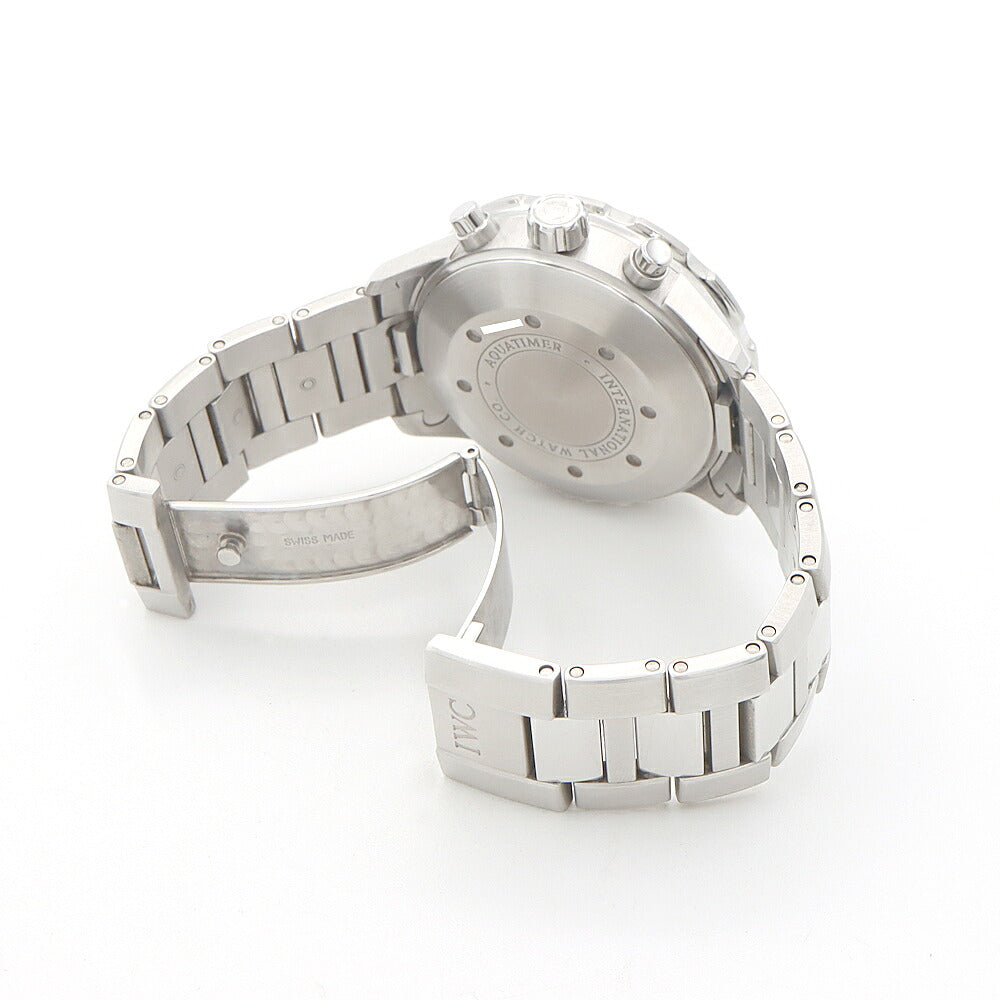 IWC インターナショナルウォッチカンパニー アクアタイマー クロノグラフ IW376703 デイデイト 青 ブルー SS ステンレス メンズ 自動巻き【6ヶ月保証】【腕時計】【中古】