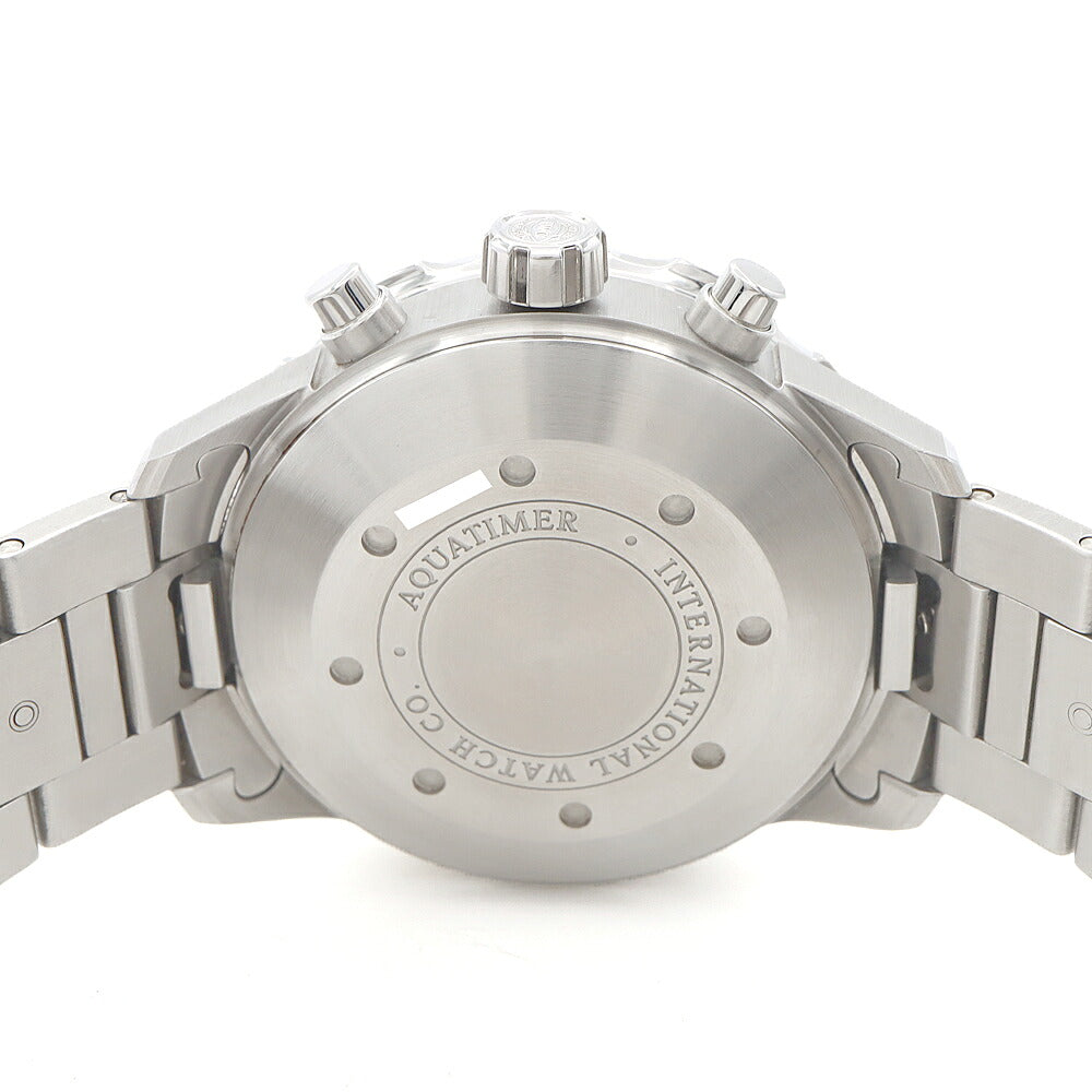 IWC インターナショナルウォッチカンパニー アクアタイマー クロノグラフ IW376703 デイデイト 青 ブルー SS ステンレス メンズ 自動巻き【6ヶ月保証】【腕時計】【中古】
