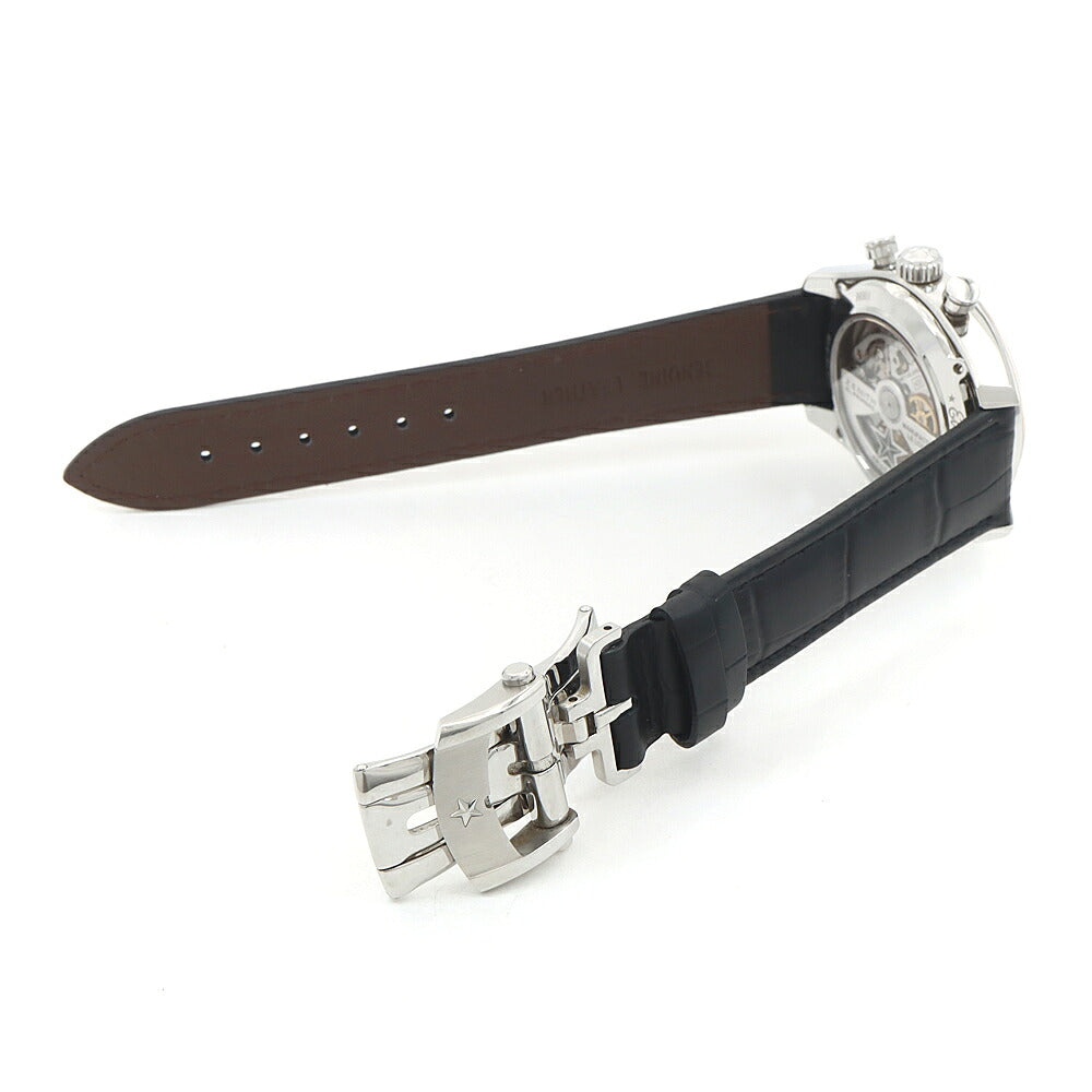 ZENITH ゼニス エルプリメロ クロノマスター 36000VPH 03.2150.400/26.C714 クロノグラフ 100m防水 デイト 裏スケ グレー SS ステンレス 純正尾錠 メンズ 自動巻き【6ヶ月保証】【腕時計】【中古】